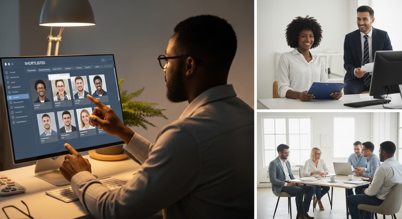 A friendly professional on a video call