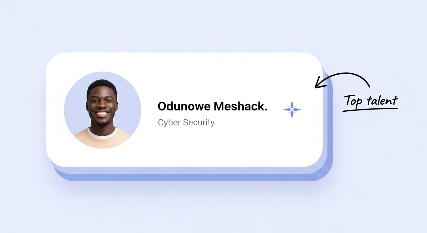 A friendly professional on a video call