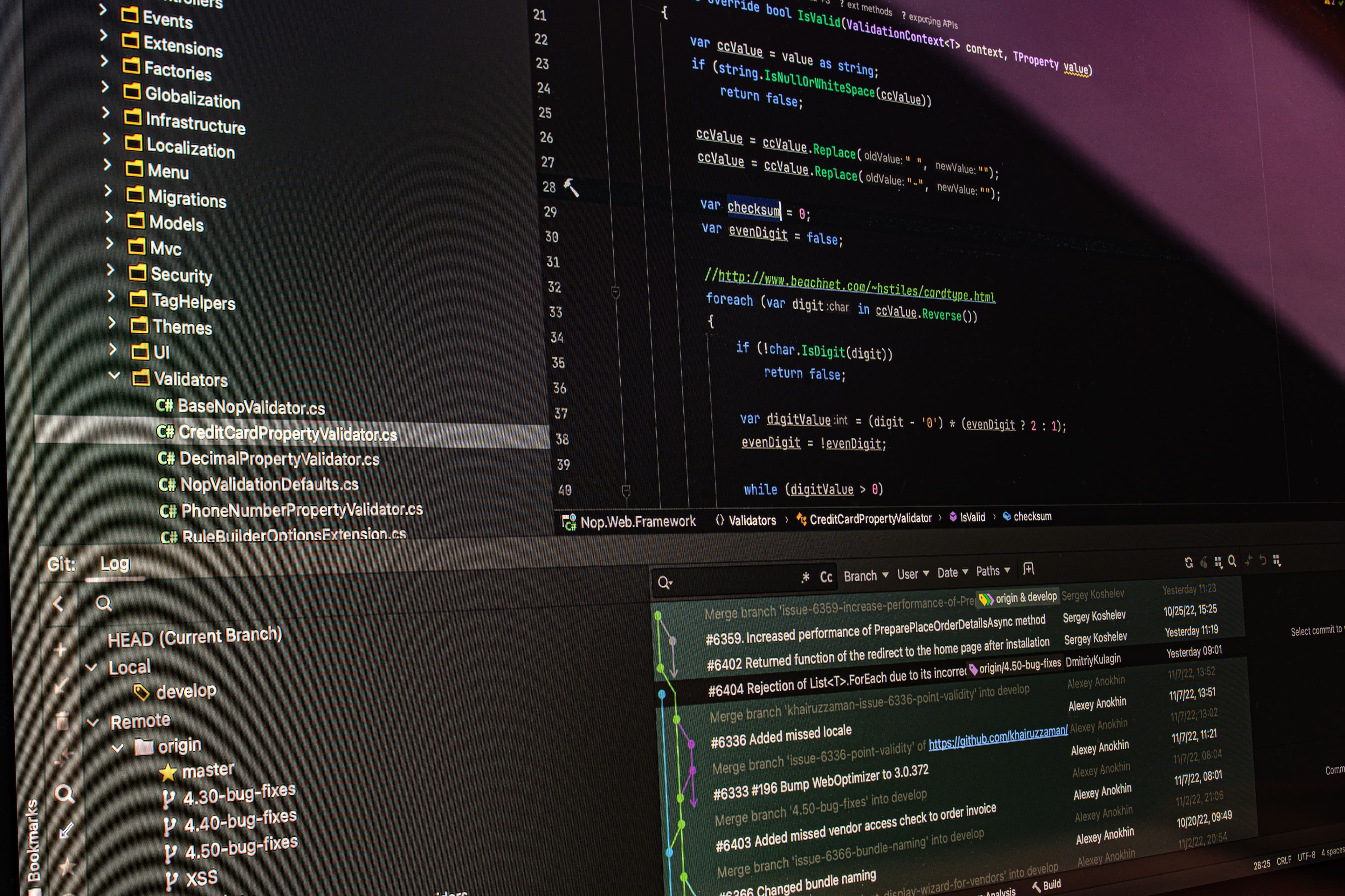 Operator optimising business operations