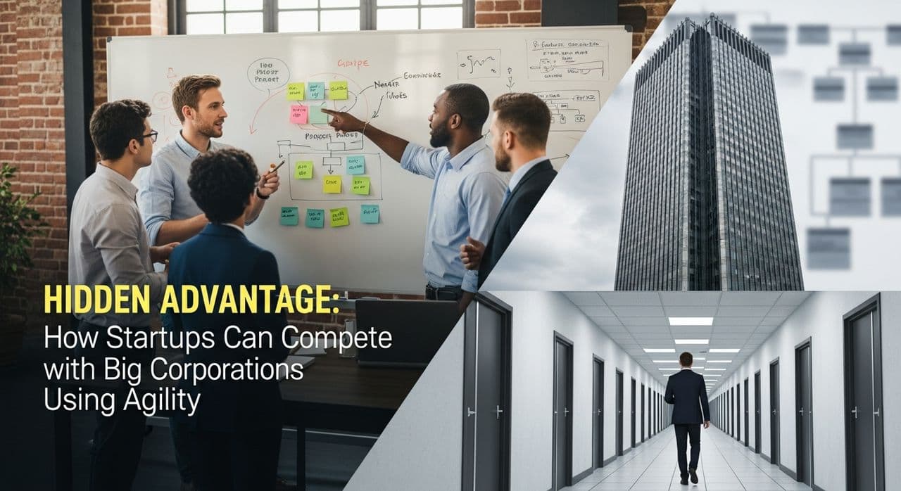 Cover image for Hidden Advantage: How Startups Can Compete with Big Corporations Using Agility