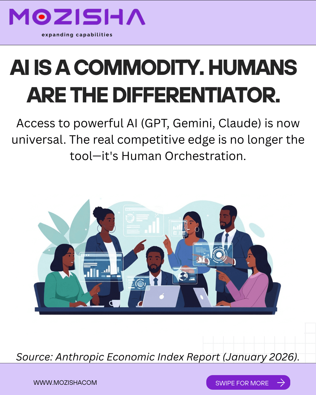 Cover image for AI Is a Commodity. Human Orchestration Is the Differentiator.